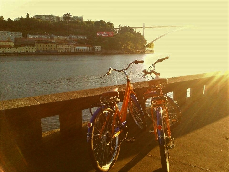 Velos de chez Sportours au bord du Douro - Porto