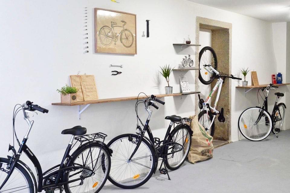 Velos en location au Hungry Biker Cafe - Porto